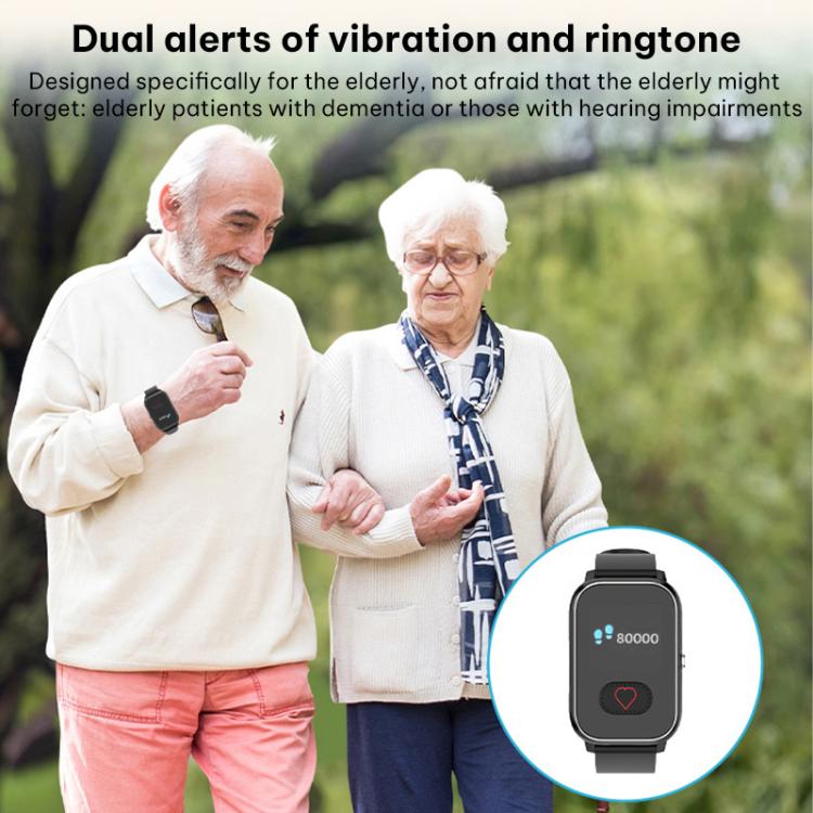 FA96S 1.0-inch Screen 4G Network GPS Tracking Elderly Care Smart Watch, Eurasia-Africa Version, American Version