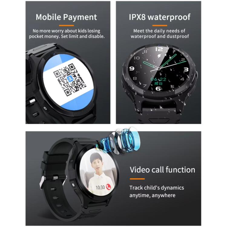 FA103 1.28-inch Screen 4G Network GPS Tracking Kids Smart Watch