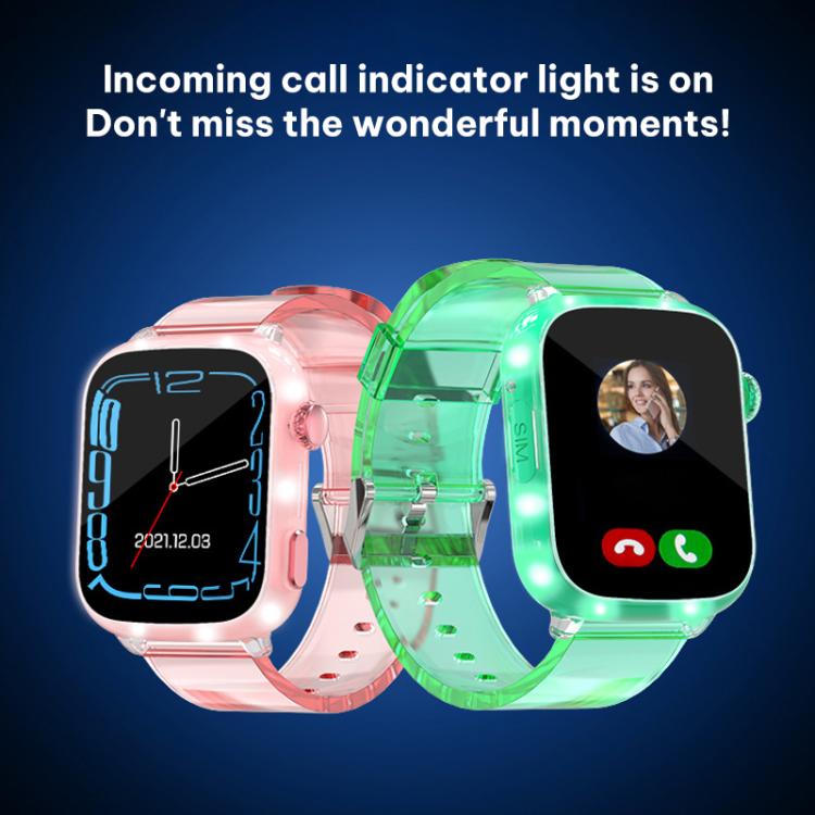 FA100 1.83-inch Screen 4G Network GPS Tracking Kids Smart Watch with Flashing Light