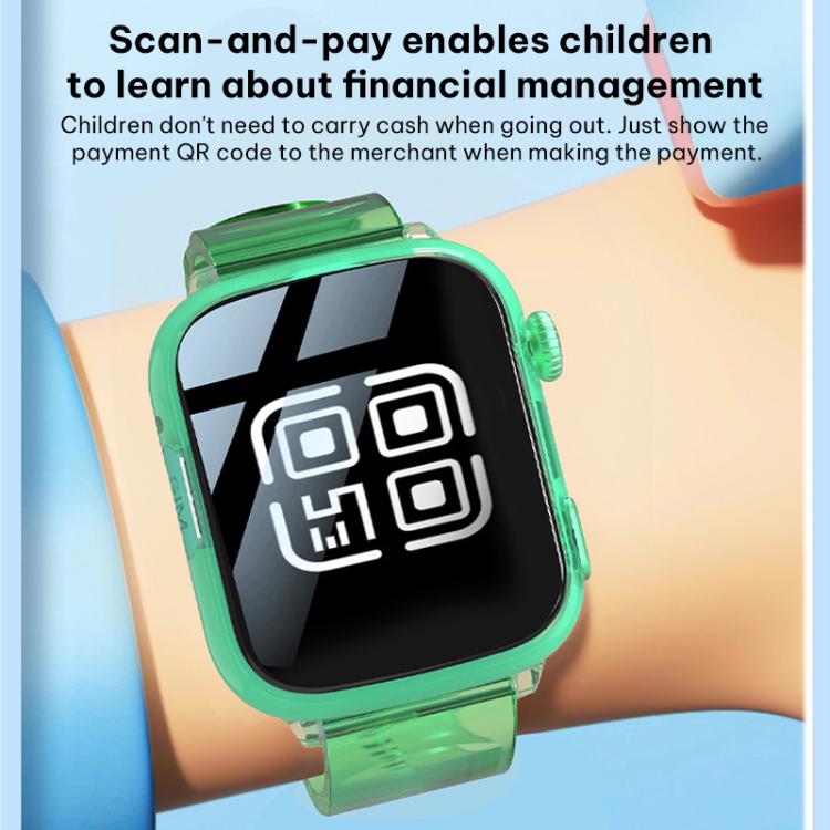 FA100 1.83-inch Screen 4G Network GPS Tracking Kids Smart Watch with Flashing Light