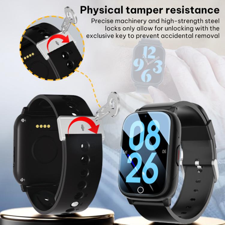 FA83S 1.69-inch 4G Network GPS Tracking Elderly Care Smart Watch Support Heart Rate / Blood Pressure Monitoring, Eurasia-Africa Version, American Version