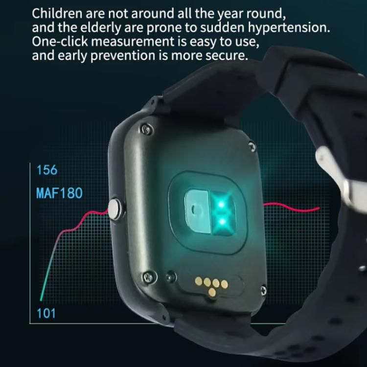 FA66S 1.3-inch Screen 4G Network GPS Tracking Elderly Smart Watch Support Heart Rate / Blood Pressure Monitoring, Eurasia-Africa Version, American Version
