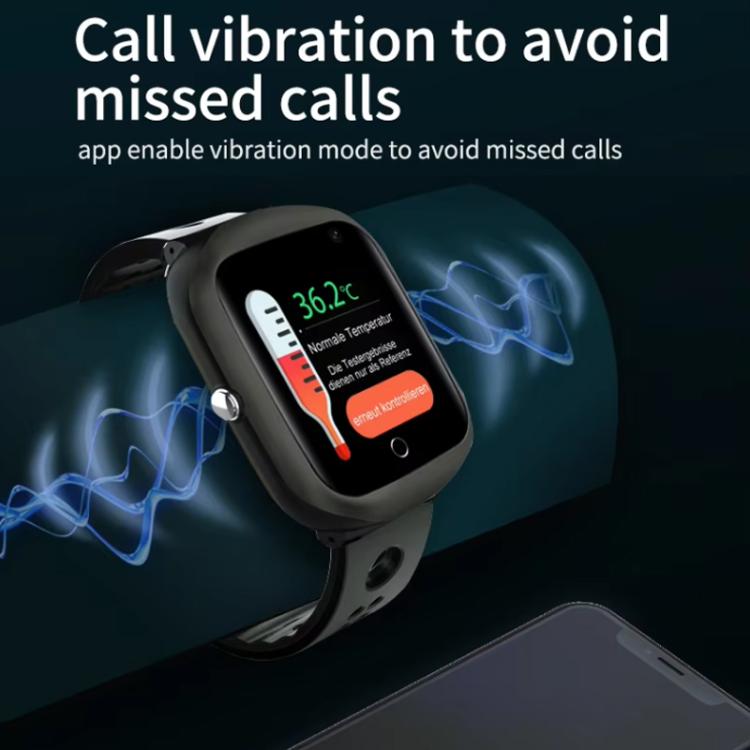 FA66S 1.3-inch Screen 4G Network GPS Tracking Elderly Smart Watch Support Heart Rate / Blood Pressure Monitoring, Eurasia-Africa Version, American Version