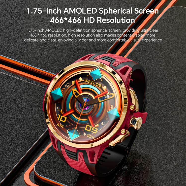 LOKMAT APPLLP 4 Pro 4G Smart Watch, 1.75 inch SC8541E Quad Core, 3GB+32GB, Android 8.1, Video Call