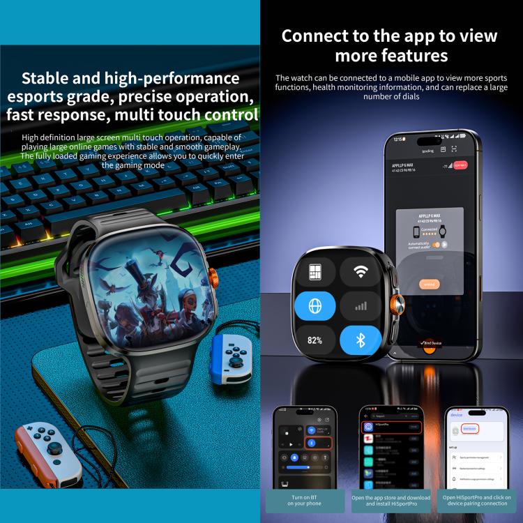 LOKMAT APPLLP 6 Max 4G Smart Watch, 1.58 inch SC8541E Quad Core, 3GB+32GB, Android 8.1, Video Call , Heart Rate