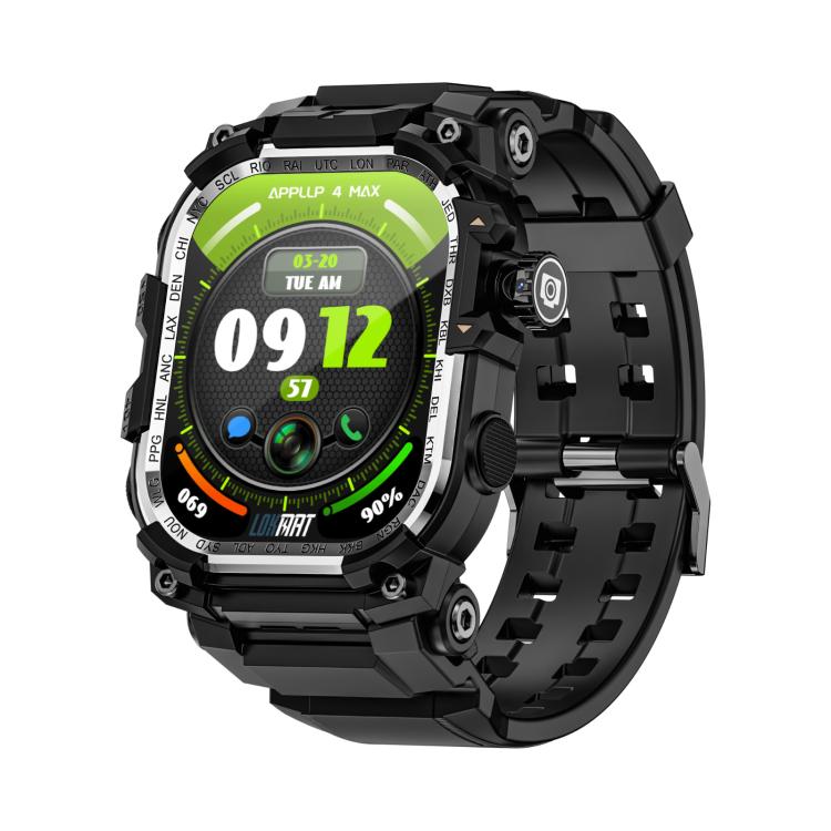 LOKMAT APPLLP 7 Max 4G Smart Watch, 1.58 inch SC8541E Quad Core, 3GB+32GB, Android 8.1, Video Call , Heart Rate
