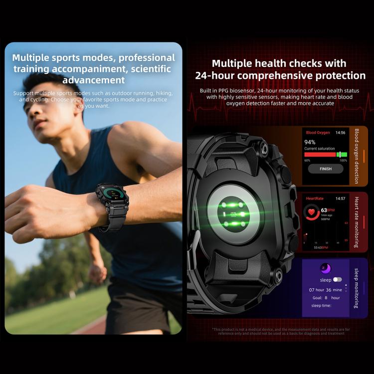 LOKMAT APPLLP 7 Max 4G Smart Watch, 1.58 inch SC8541E Quad Core, 3GB+32GB, Android 8.1, Video Call , Heart Rate