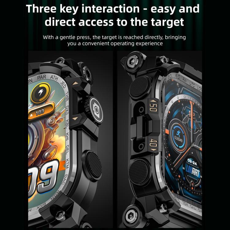 LOKMAT APPLLP 7 Max 4G Smart Watch, 1.58 inch SC8541E Quad Core, 3GB+32GB, Android 8.1, Video Call , Heart Rate