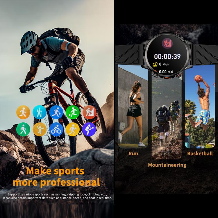 LOKMAT APPLLP 8 Pro 4G Smart Watch, 1.58 inch SC8541E Quad Core, 3GB+32GB, Android 8.1, GPS, Heart Rate