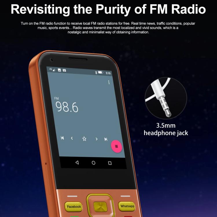 A001 / 25MP, 2GB+16GB, 2.8 inch Android 8.1 MTK6737 Quad Core, Network: 4G, Dual SIM