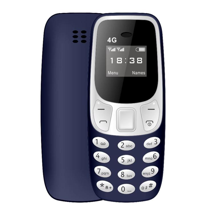 BM10 4G Mini Mobile Phone, 0.66 inch Hands Free Bluetooth Dialer Headphone, MP3 Music, Dual SIM, Network: 4G