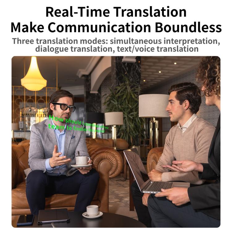 MT3 8MP Smart AI Glasses, WiFi, Touch Control, BT Call