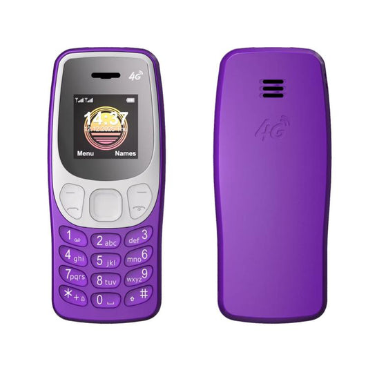 BM80 4G Mini Mobile Phone, 0.85 inch Hands Free Bluetooth Dialer Headphone, MP3 Music, Dual SIM, Network: 4G