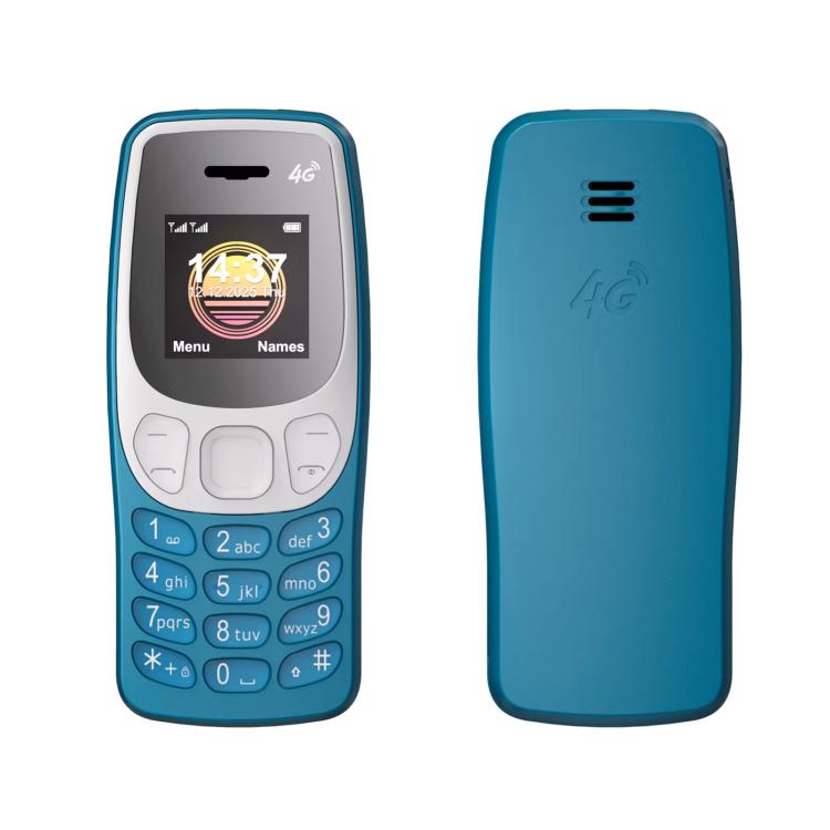 BM80 4G Mini Mobile Phone, 0.85 inch Hands Free Bluetooth Dialer Headphone, MP3 Music, Dual SIM, Network: 4G