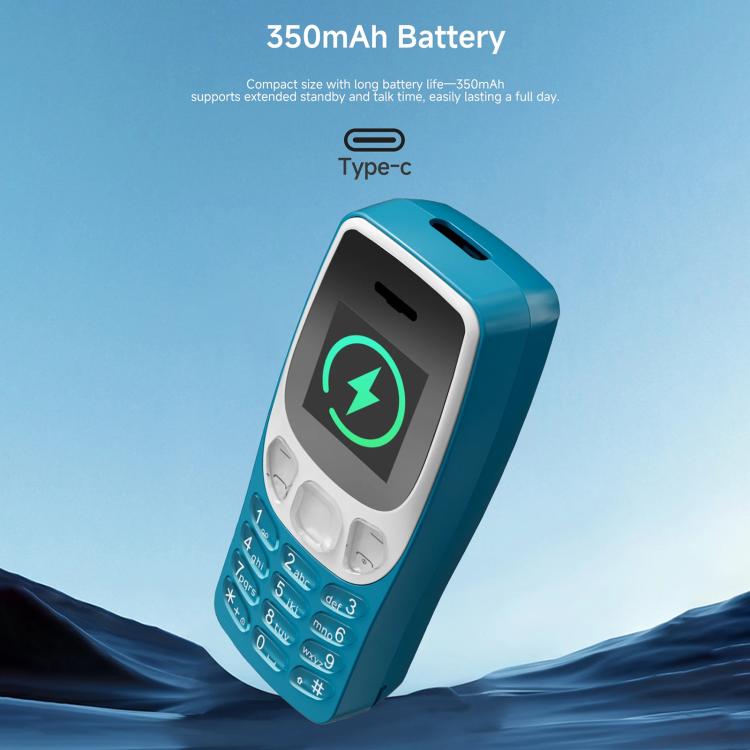 BM80 4G Mini Mobile Phone, 0.85 inch Hands Free Bluetooth Dialer Headphone, MP3 Music, Dual SIM, Network: 4G