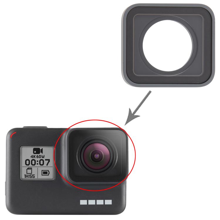 Original Disassembled Camera Lens Cover, For GoPro HERO7 Silver, For GoPro HERO6 Black, For GoPro HERO5 Black