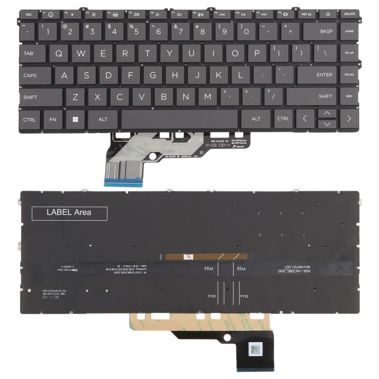 US Version Laptop Backlit Keyboard for HP Envy 15-FE 15-FE0013DX 15-FH 15-FH0013DX TPN-C165, For HP Envy 15-FE