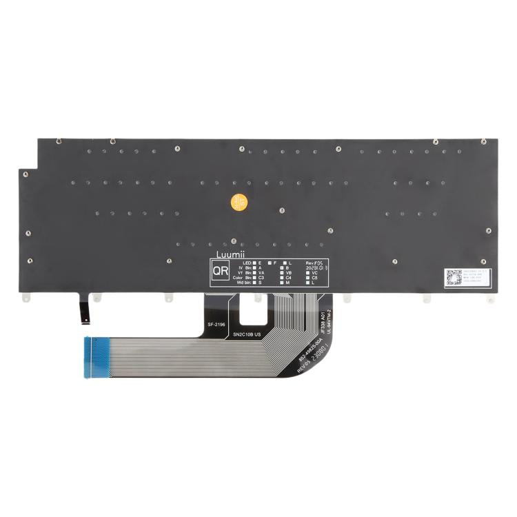 US Version Backlit Laptop Keyboard for Dell XPS 14 9440 / XPS 16 9640 0P66PH / 0DFRF5 2024, For Dell XPS 14 9440(White)