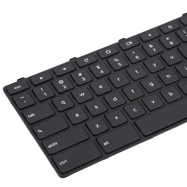 US Version Laptop Keyboard with Power Button for Dell Chromebook 11 3180 3189 3190 3380 3300 3310, For Dell Chromebook 11 3180(Black)
