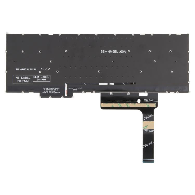 US Version Backlit Laptop Keyboard with Pointing for Lenovo ThinkBook 16 G6 / 16 G6 IRL 21KH / 16 G6 ABP 21KK, For Lenovo ThinkBook 16 G6