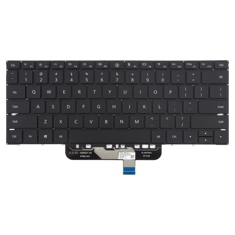 For Huawei MateBook 13s EMD-W76 / EMD-W56 / MateBook HKD-W56 / HKD-W76 US Version Backlit Laptop Keyboard, For Huawei MateBook 13s
