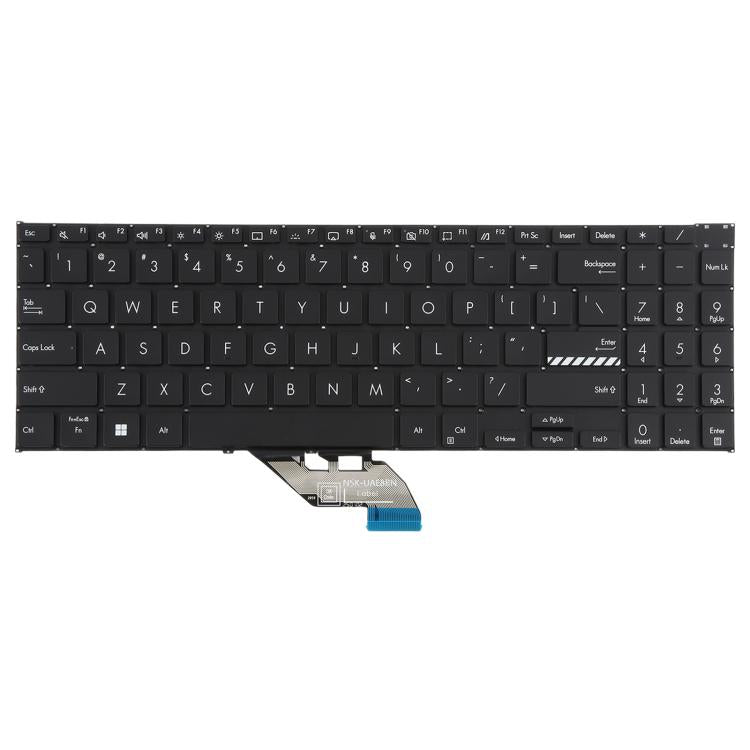 For ASUS Vivobook S 16 Flip TP3604 TP3604VA TN3604 TN3604U US Version Laptop Keyboard, For ASUS Vivobook S 16 Flip(Black)