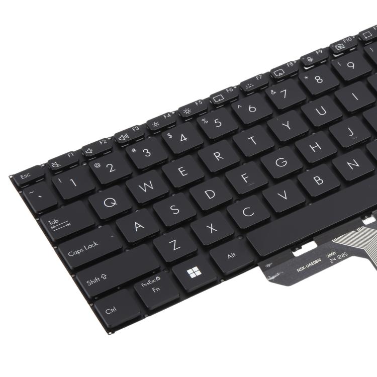For ASUS Vivobook Pro 16 K6502 K6602 ZC ZE US Version Laptop Keyboard, For ASUS Vivobook Pro 16(Black)