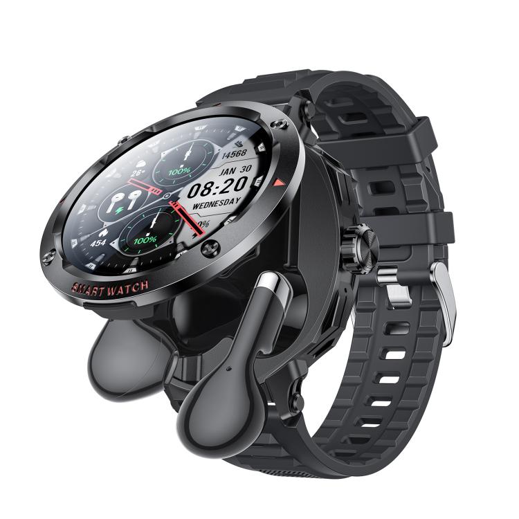 Yesido IO50 Smart Watch with TWS Earbuds, 2-in-1 Bluetooth-Compatible Smartwatch with Charging Box, 1.46 inch HD Display, NFC