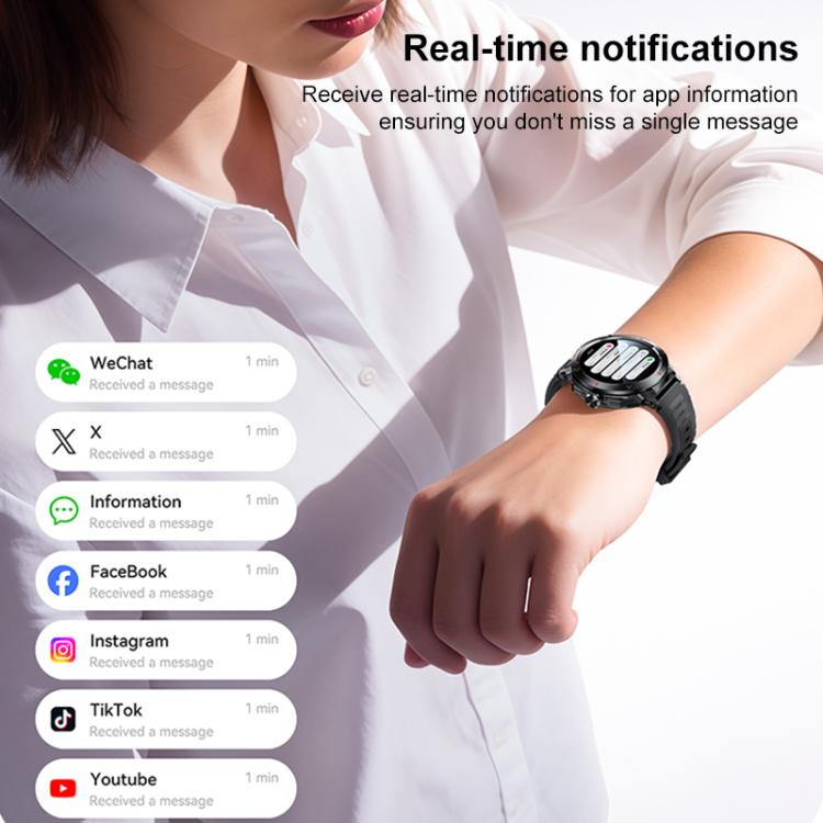 Yesido IO50 Smart Watch with TWS Earbuds, 2-in-1 Bluetooth-Compatible Smartwatch with Charging Box, 1.46 inch HD Display, NFC