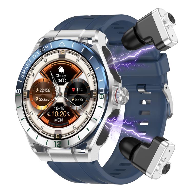 T95E 1.52-inch Display 2-in-1 Smart Sports Watch TWS Bluetooth Earphones