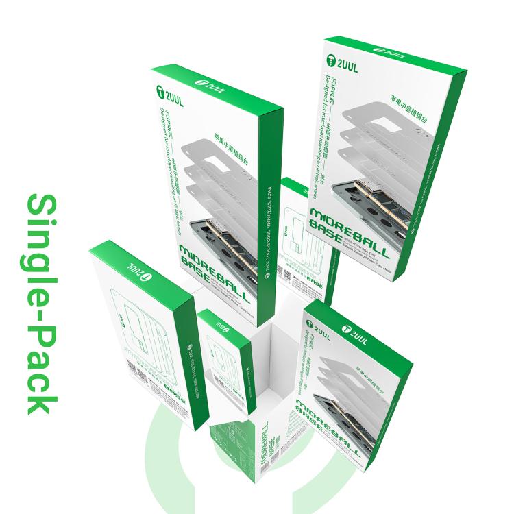2uul BH40 Middle Layer BGA Reballing Stencil Platform Set for iPhone 17 Series, 2uul BH40