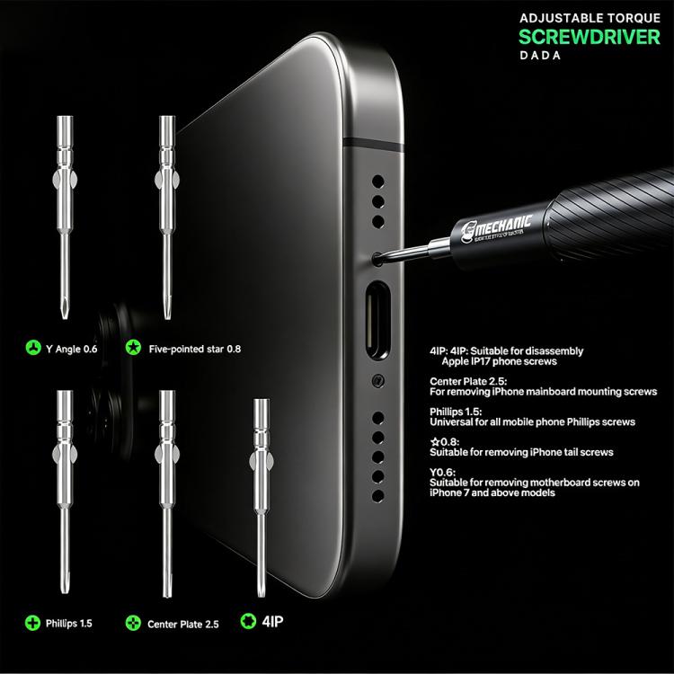 Mechanic DADA Auto-Lock Adjustable Torque Screwdriver Set, Mechanic DADA
