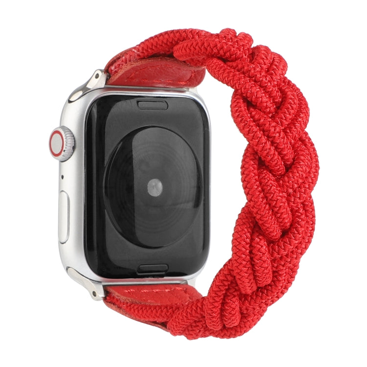 Elastic Woven Watchband For Apple Watch Series 6 & SE & 5 & 4 40mm / 3 & 2 & 1 38mm, 120mm, 130mm, 150mm