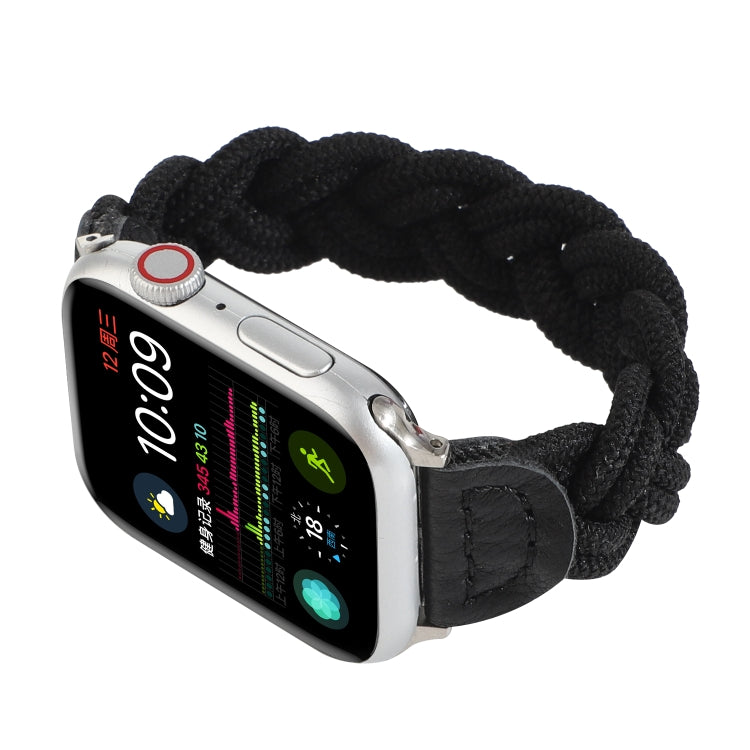 Elastic Woven Watchband For Apple Watch Series 6 & SE & 5 & 4 44mm / 3 & 2 & 1 42mm, 120mm, 130mm, 150mm