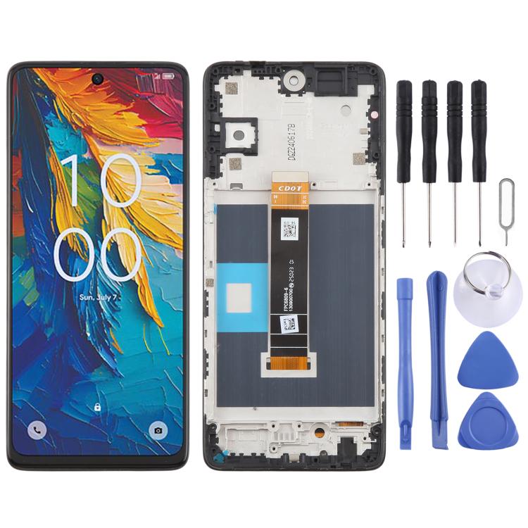 Original LCD Screen Digitizer Full Assembly with Frame, For TCL K33 5G, For TCL K32 5G, For TCL 50 XL NxtPaper Matte Version, For TCL 50 XL, For TCL 50 XE