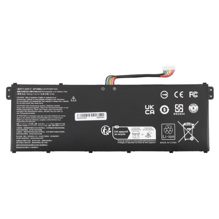 7.4V 37Wh Laptop Batteries For Acer A315-21 A315-55 N17Q2 N18Q13 AP16M5J, For Acer A315-21 A315-55 N17Q2 N18Q13 AP16M5J