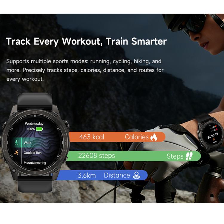 T8 Pro 1.43 inch AMOLED Sport Smart Watch, Support Bluetooth Call / Sleep / Blood Oxygen / Heart Rate / Long Sitting Health Monitor