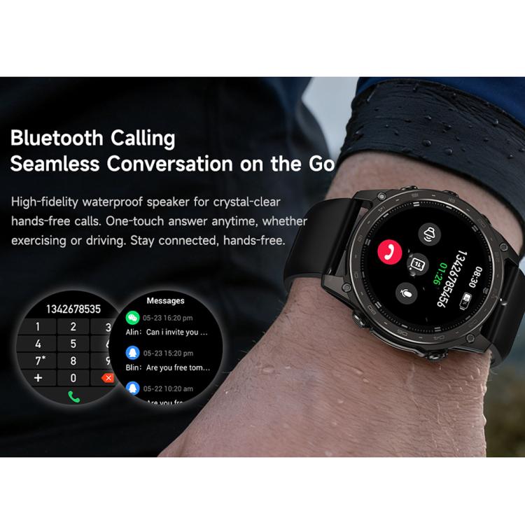 T8 Pro 1.43 inch AMOLED Sport Smart Watch, Support Bluetooth Call / Sleep / Blood Oxygen / Heart Rate / Long Sitting Health Monitor