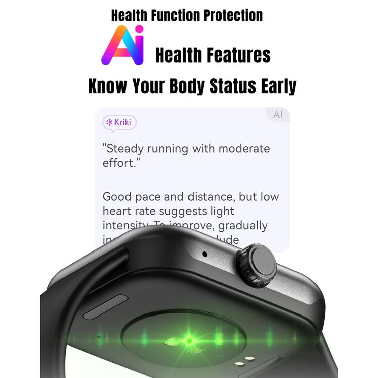 S339 1.85 inch AMOLED GPS Sport Smart Watch, Support Bluetooth Call / Sleep / Blood Oxygen / Heart Rate