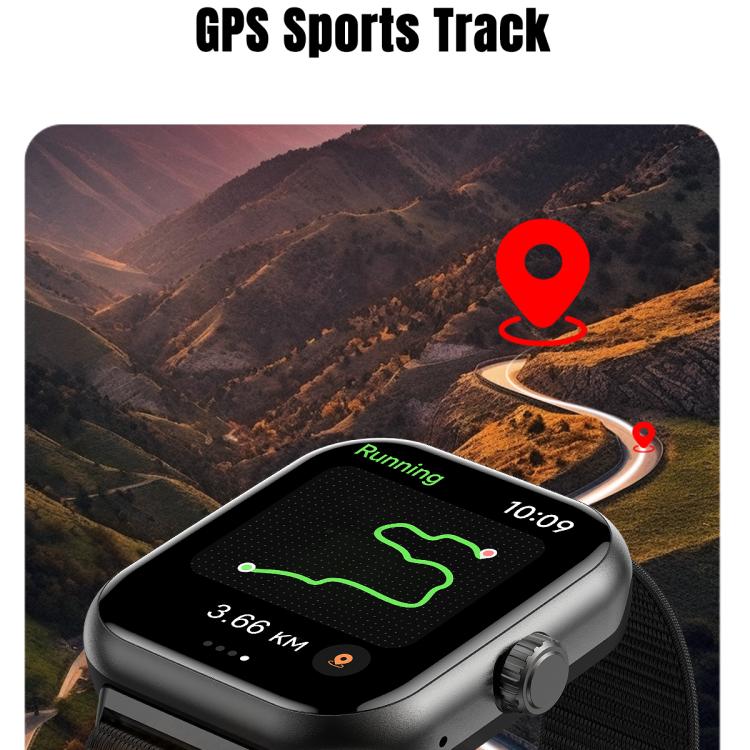 S339 1.85 inch AMOLED GPS Sport Smart Watch, Support Bluetooth Call / Sleep / Blood Oxygen / Heart Rate