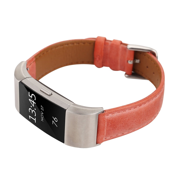 Fresh Style Genuine Leather Replacement Strap Watchband, For Fitbit Charge 2, For Fitbit Blaze