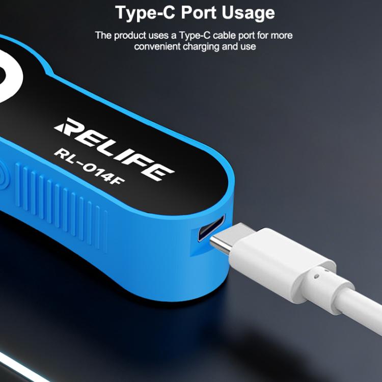 RELIFE RL-014F Rechargeable 395nm Dual LEDs Band Mini UV Curing Lamp