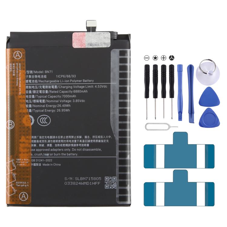 Battery, For Redmi A7 Pro 6000mAh BM6S, For Redmi Note 15 5800mAh BN6C, For Redmi Note 15 Pro 5G 7000mAh BN71, For Redmi 15 4G/5G/Poco M7 4G 7000mAh BN70, For Redmi 15C 4G 2024 6000mAh BN68, For Redmi K80 Ultra 7410mAh BM6F                             ...