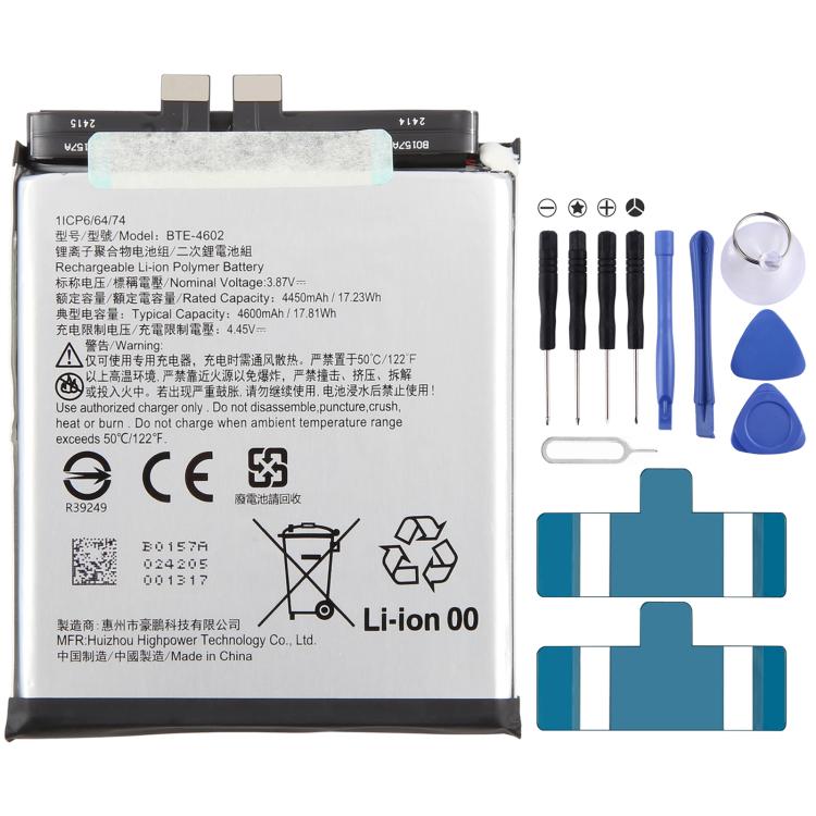 Battery, For HTC U23 Pro 4600mAh BTE-4601, For HTC Desire 21 Pro 5000mAh Q6353, For HTC Desire 20+ 5000mAh Q7202, For HTC Desire 20 Pro 5000mAh Q6655, For HTC Wildfire E1/E1 Plus 3000mAh BSQ09, For HTC U24 Pro+ 4600mAh BTE-4602