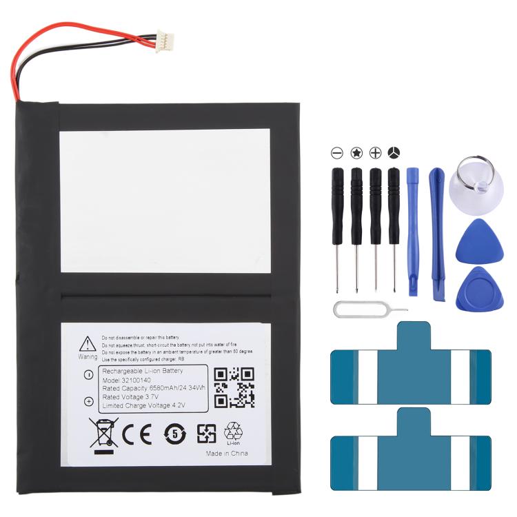 Tablet Battery, For Oukitel Tablet okt1 6580mAh 32100140