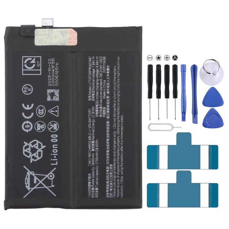 For ZTE nubia RedMagic 10S Pro+ 3750mAh Li7735T90P8h623487 Battery