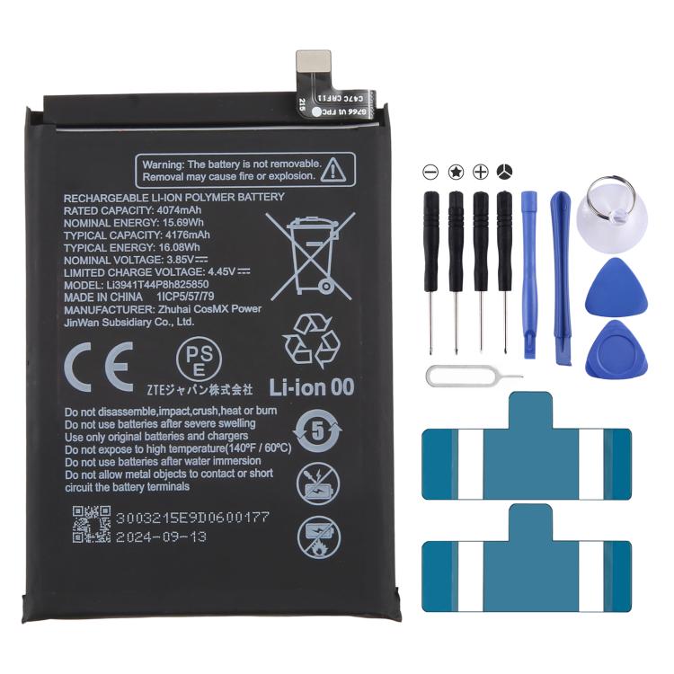 For ZTE Axon 30 A2022 / Axon 30 5G 4176mAh Li3941T44P8H825850 Battery