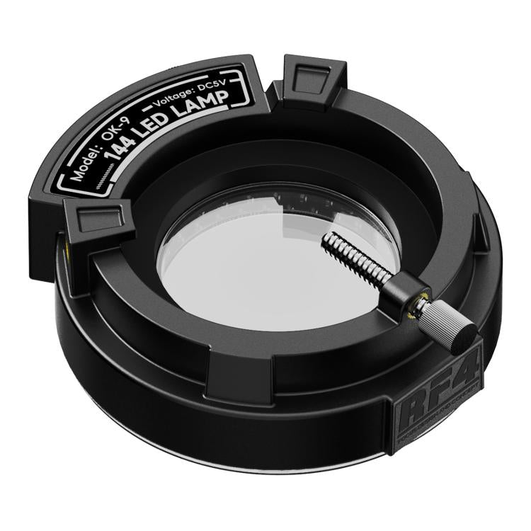 RF4 OK-9 Adjustable 144pcs LED Ring Light for Binocular / Trinocular Stereo Microscope, OK-9