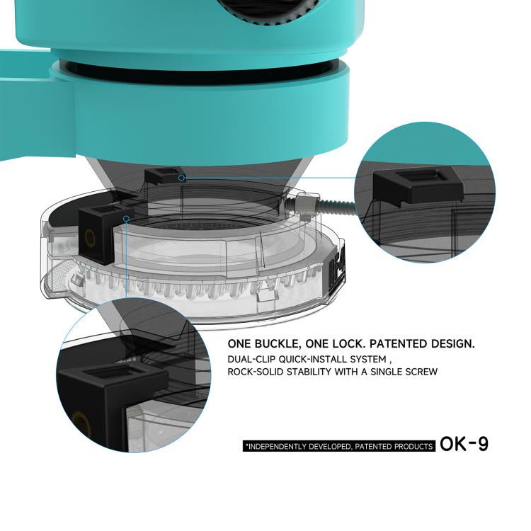 RF4 OK-9 Adjustable 144pcs LED Ring Light for Binocular / Trinocular Stereo Microscope, OK-9