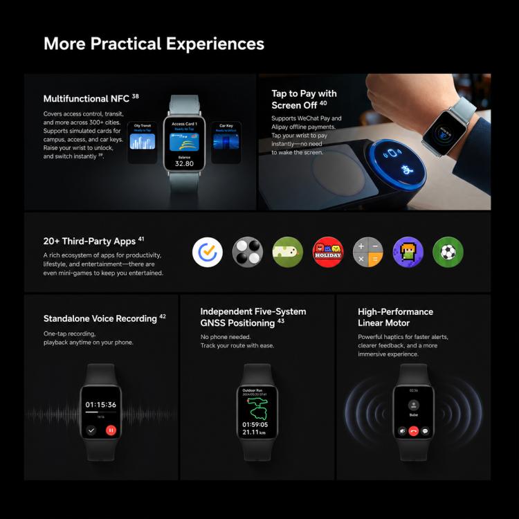 Original Xiaomi Smart Band 10 Pro, 1.74 inch AMOLED Screen 5ATM Waterproof Smart Watch, Support Blood Oxygen / Heart Rate Monitor, Smart Band 10 Pro Black, Smart Band 10 Pro Silver, Smart Band 10 Pro Pink
